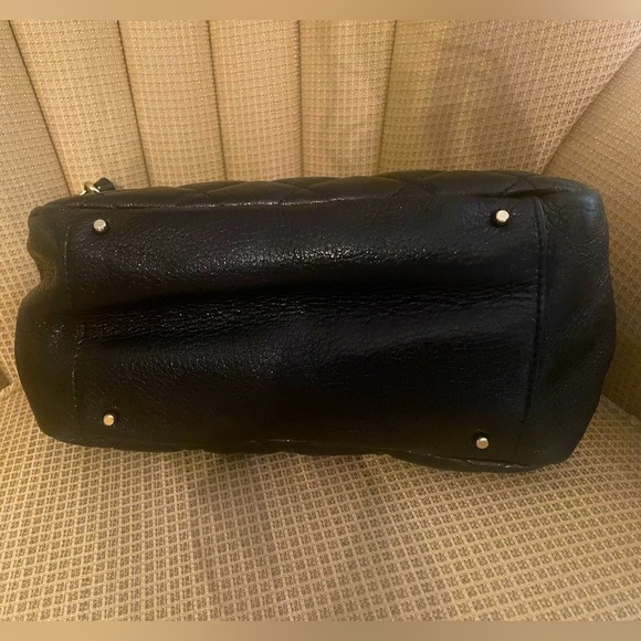 Kate Spade GOLD COAST Black quilted gold chain handbag - Picture 9 of 12